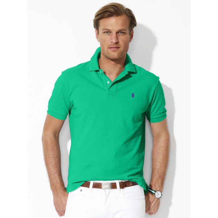 Ralph Lauren Polo Green Slim Fit Custom