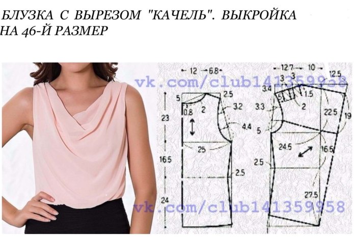 Простые выкройки топов