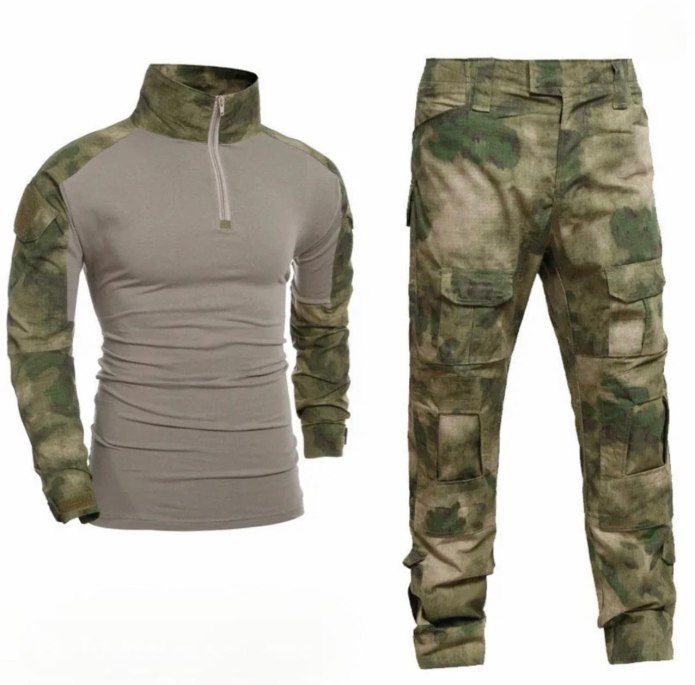 Tactical Combat uniform с наколенниками и налокотниками Multicam, SS-uf0007mc