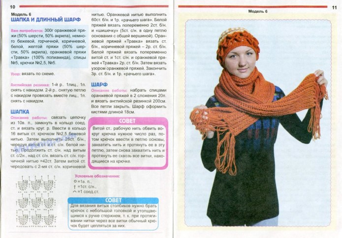 Сколько нужно петель для детского шарфика
