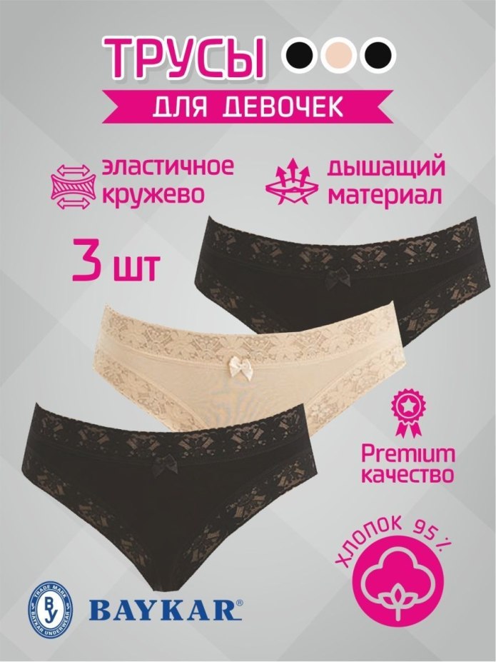 Хлопковая ластовица на трусах