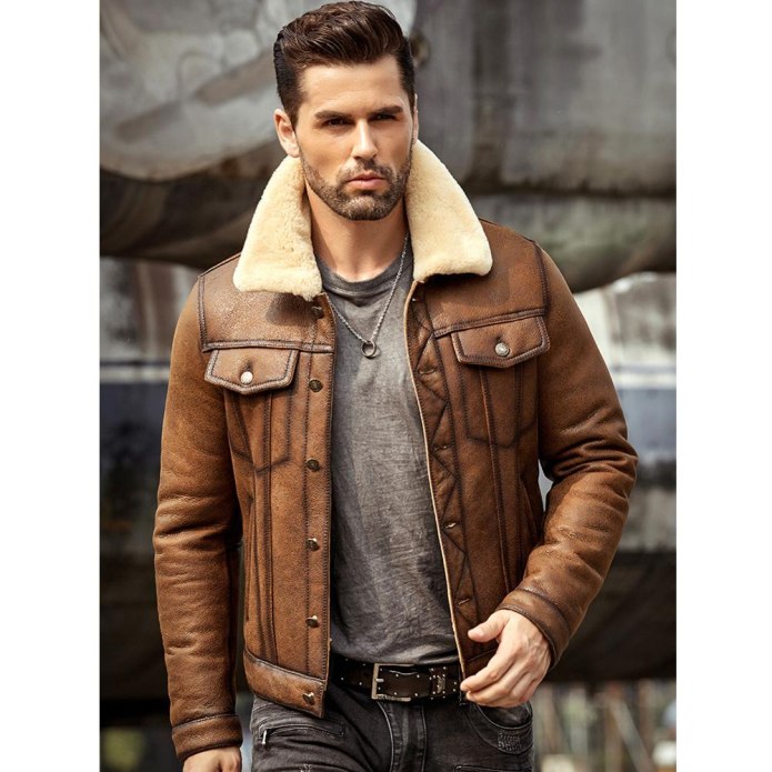 Дубленка Авиатор Oversize