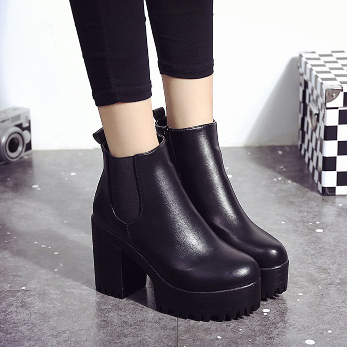 Кожаные ботинки Botas mujer