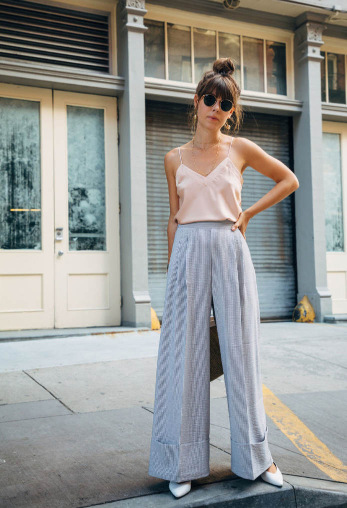 Брюки палаццо massimo Dutti коллекция 2020