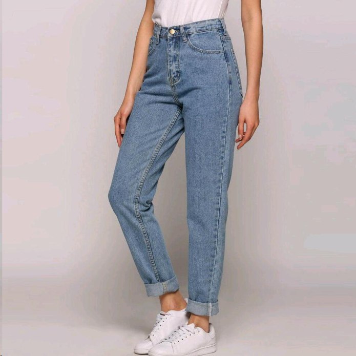 Джинсы Vintage Fit High Waist Denim