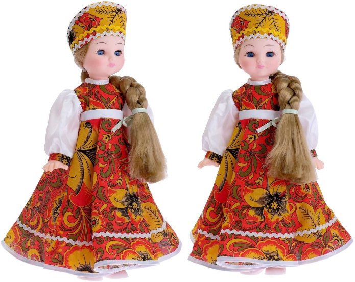 Кукла «Василина Хохлома», 45 см, микс