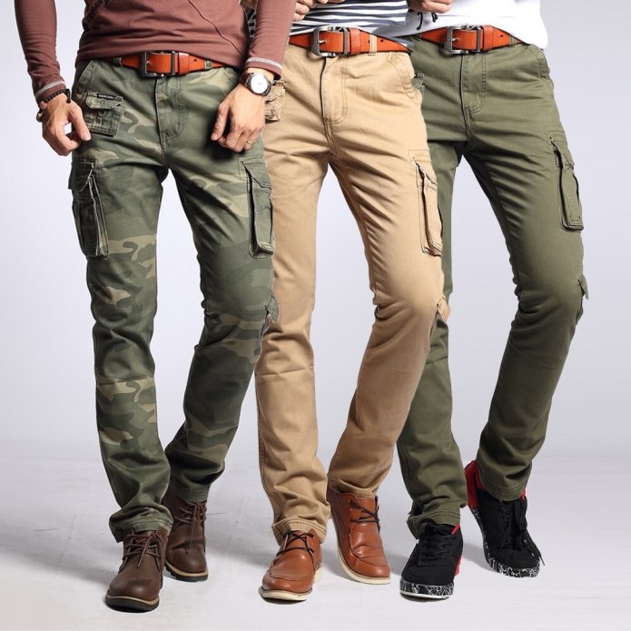 Мужские брюки карго Slim Fit