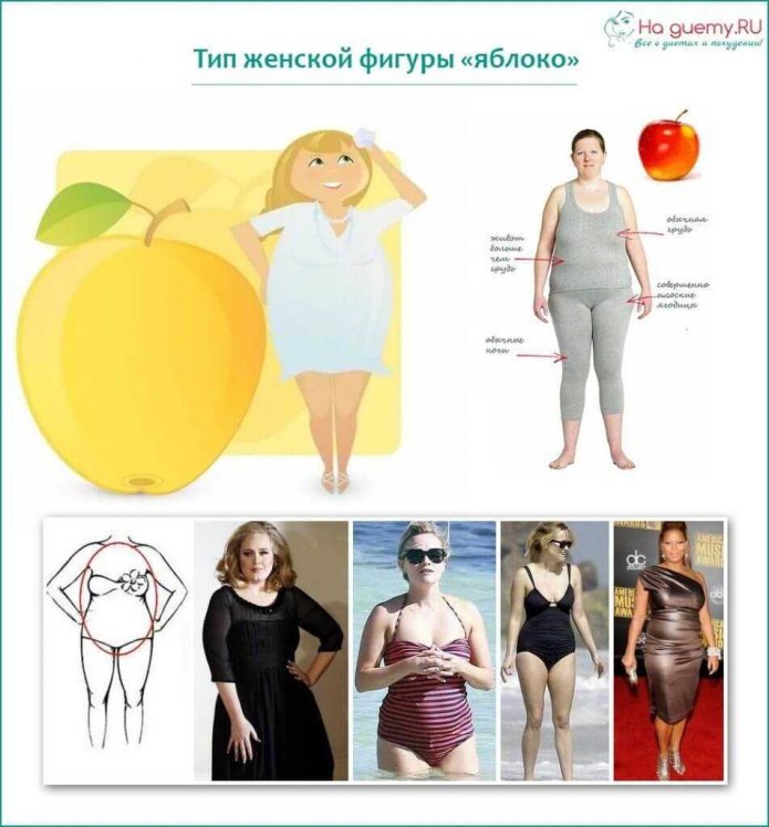 Типы женских фигур