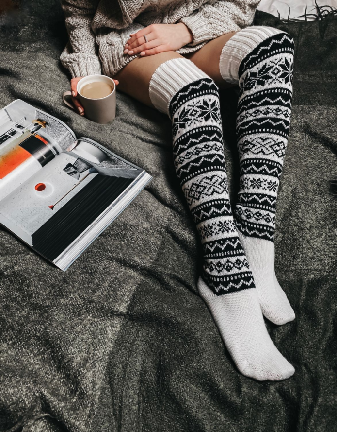 Вязаные гольфы