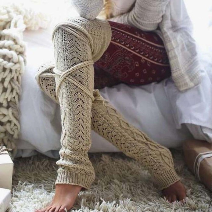 Шерстяные чулки