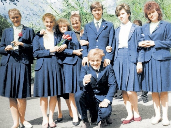 Школьная форма в России 1980 год