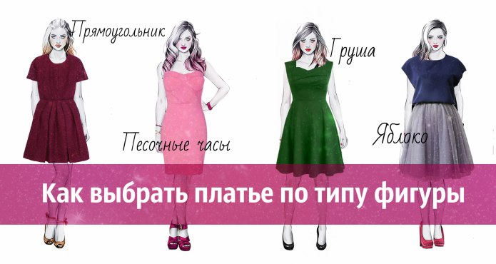 Платья по типу фигуры