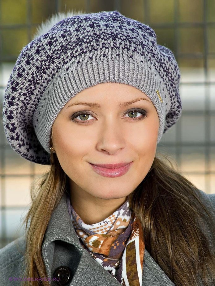 Вязаные береты
