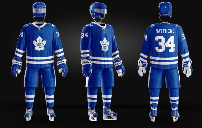 Хоккейная форма NHL макет