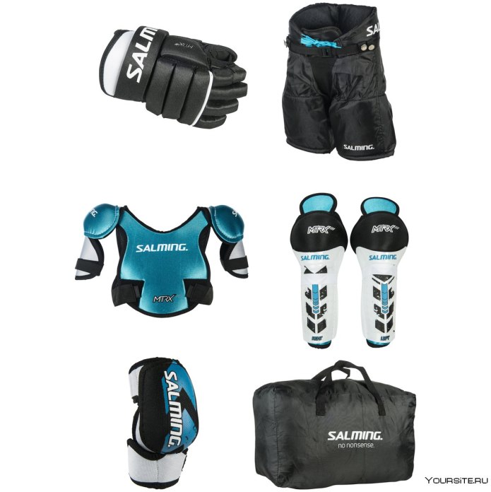 Набор хоккейной защиты Salming MTRX Starter Set YTH