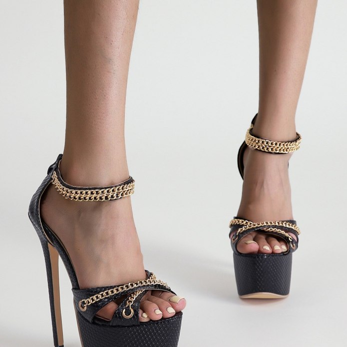 Босоножки Versace Medusa Chain