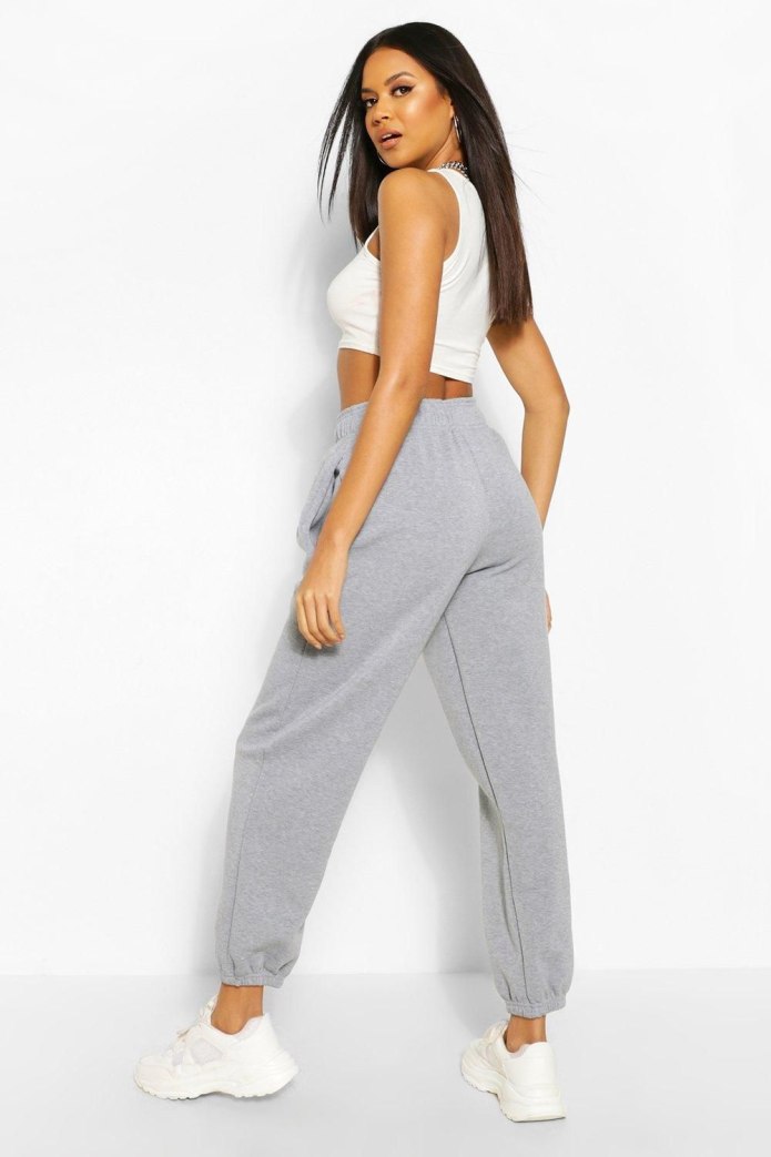Серые джоггеры Oversized Nike