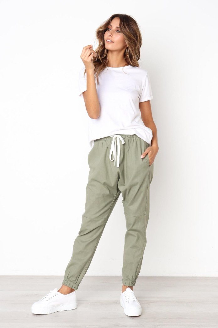 Drawstring Jogger женские штаны