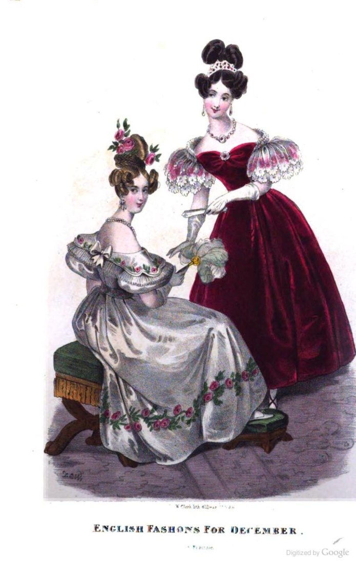 Мода 1830е Бидермайер