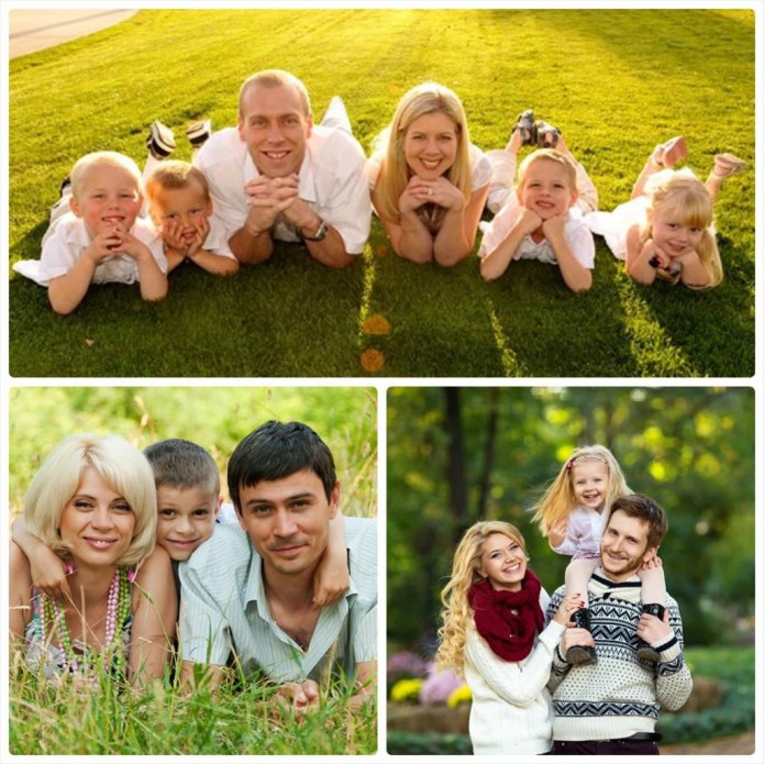 Фотосессия с семьей идеи