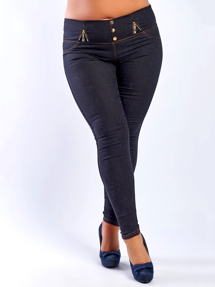 YIMEITE Classic Fashion джеггинсы чёрные