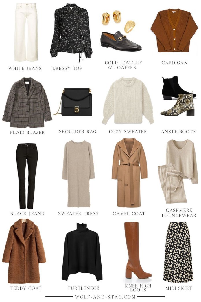 Winter Capsule Wardrobe 2020