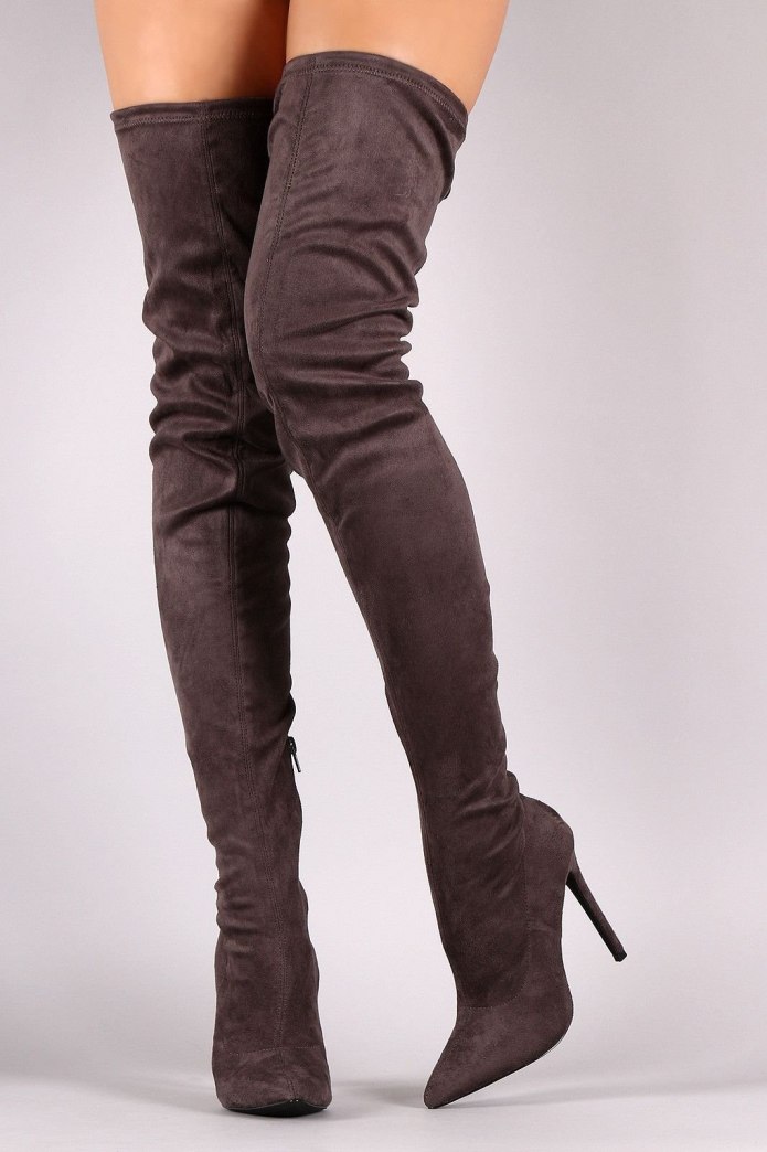 Suede over the Knee Boots