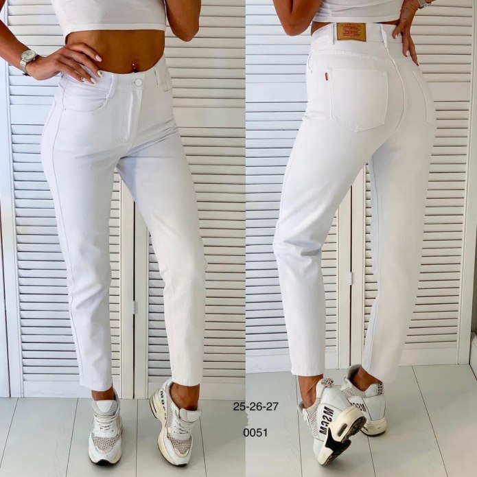 Белые скинни Zara