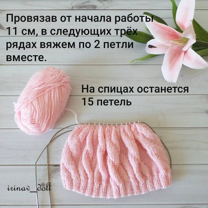 Ажурная летняя шапочка