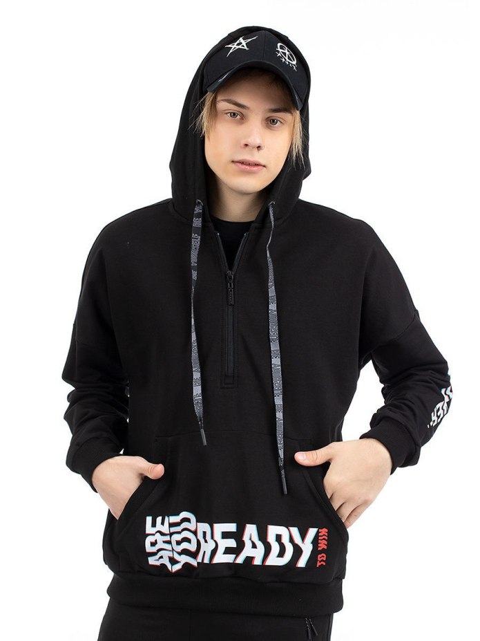 Худи Black Star Crew с капюшоном