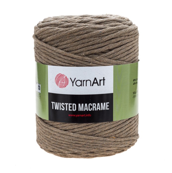 Пряжа YARNART Macrame Twisted 3 mm