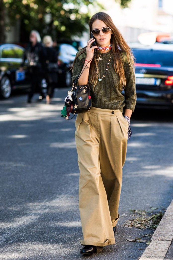 Брюки палаццо Street Style 2020