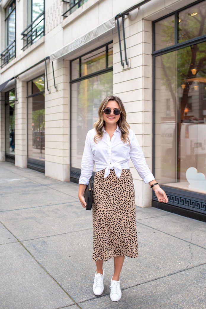 Трикотажная юбка Street Style