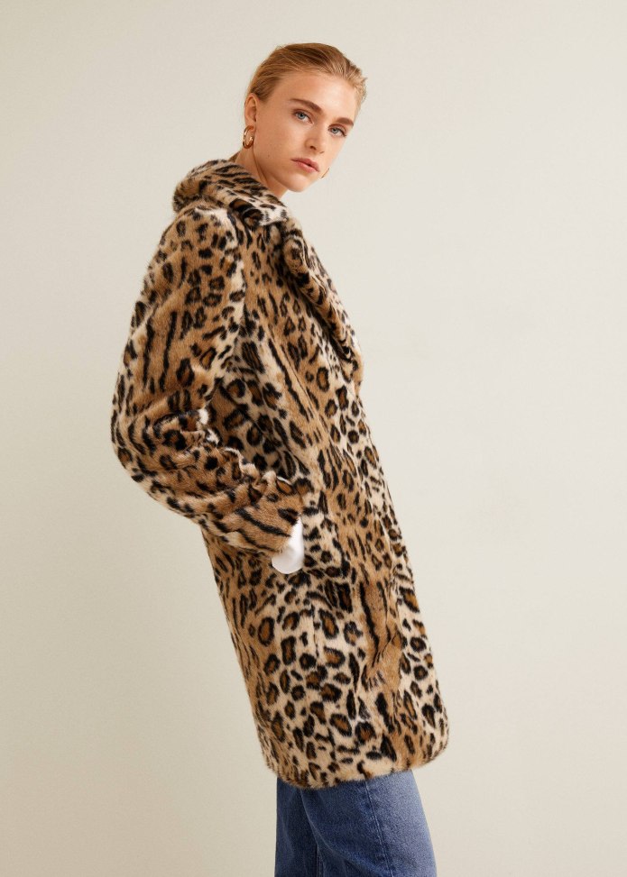 Zara Leopard fur Coat