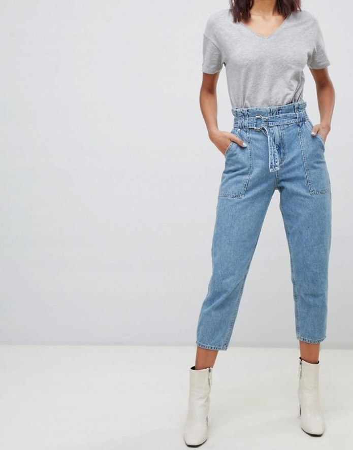 Джинсы Slouchy Bershka