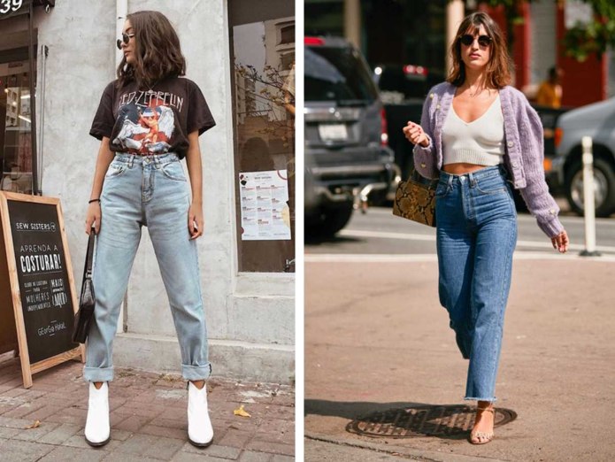 Джинсы Vintage Fit High Waist Denim