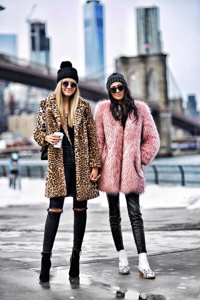 Forever 21 леопардовая шуба