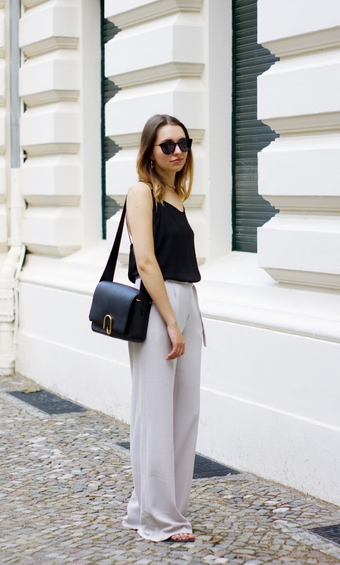 Брюки палаццо outfit