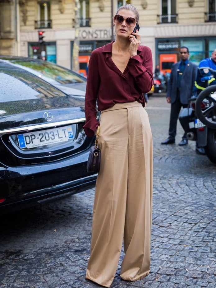 Брюки палаццо Street Style