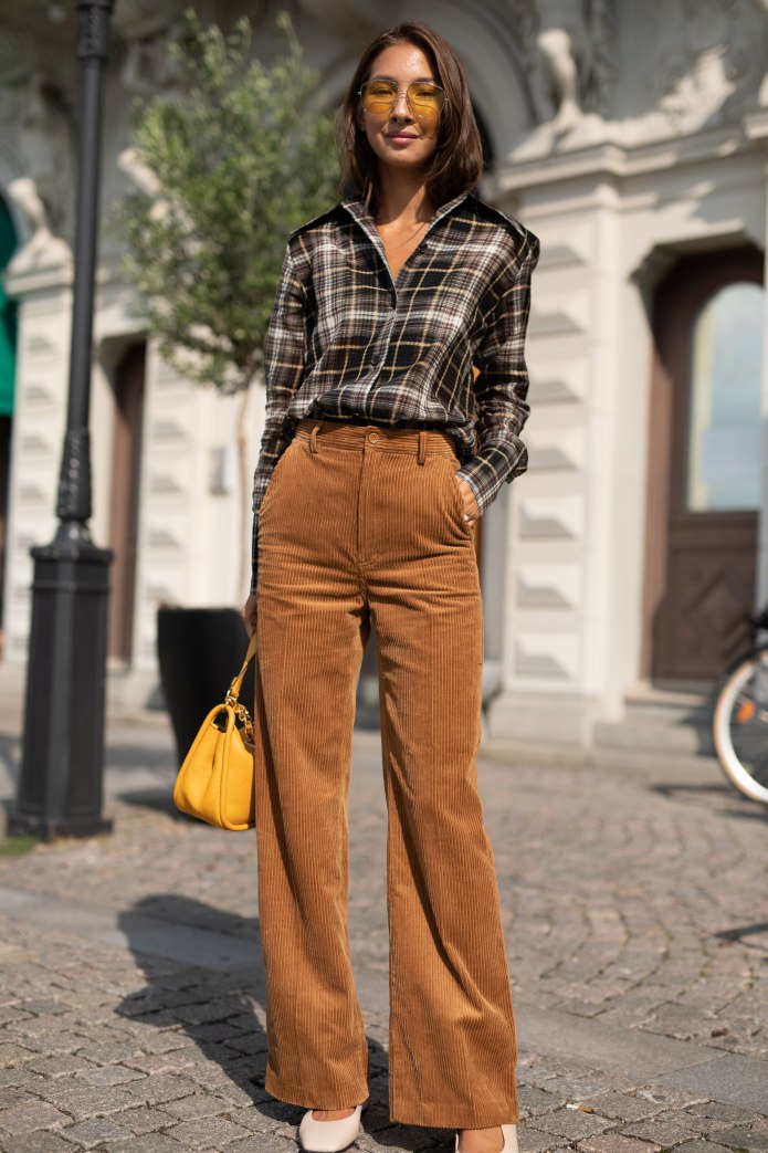 Кожаные брюки Street Style 2020
